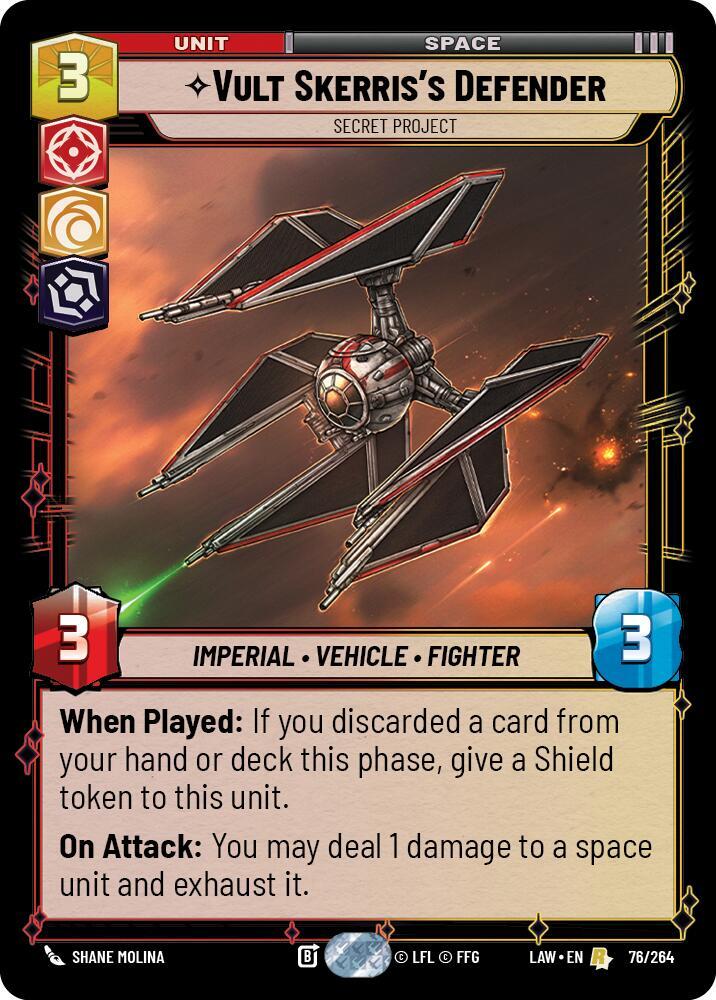 Vult Skerris's Defender - Secret Project