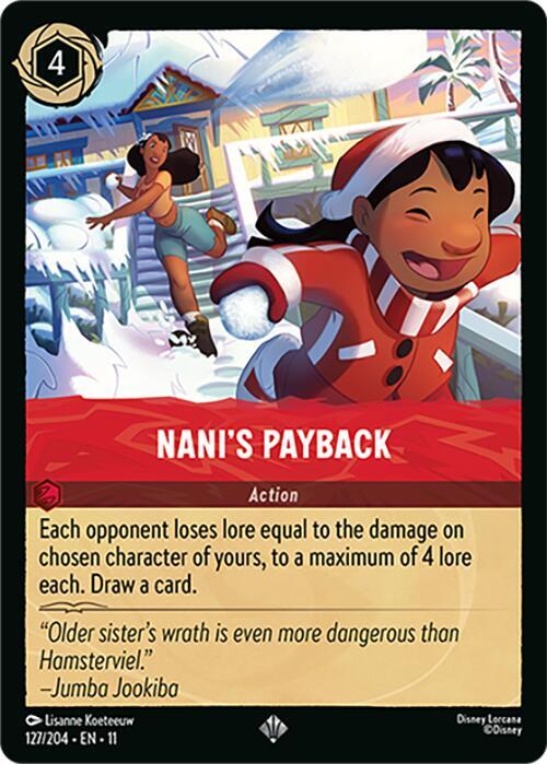 Nani's Payback - Disney Lorcana