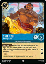 Chief Tui - Weaving a Tale - Disney Lorcana