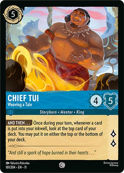 Chief Tui - Weaving a Tale - Disney Lorcana