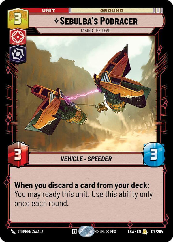 Sebulba's Podracer - Taking the Lead - Star Wars Unlimited