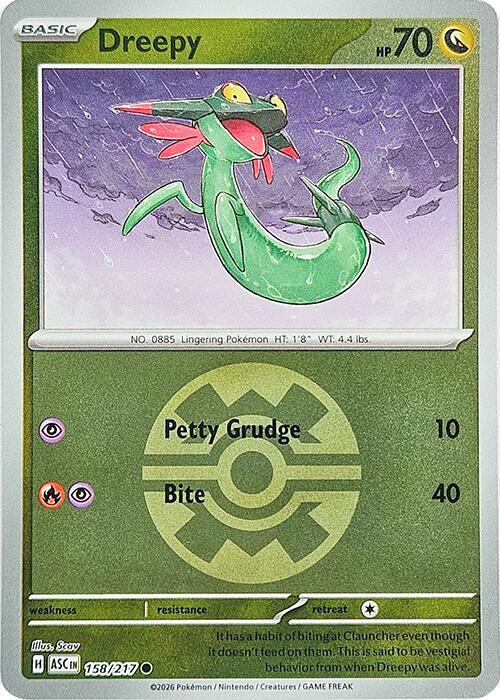 Dreepy - 158/217 (Quick Ball) - Pokémon