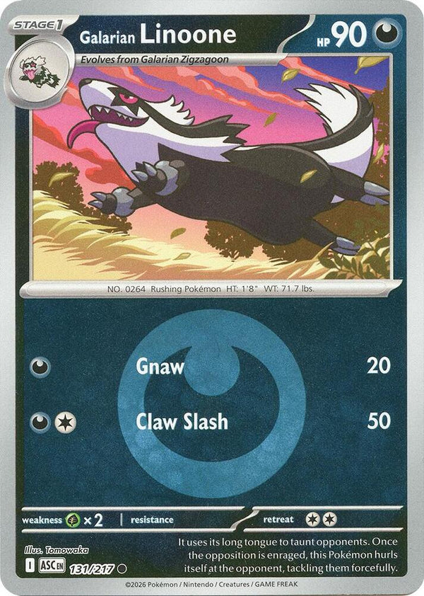 Galarian Linoone (Energy Symbol Pattern) - Pokémon