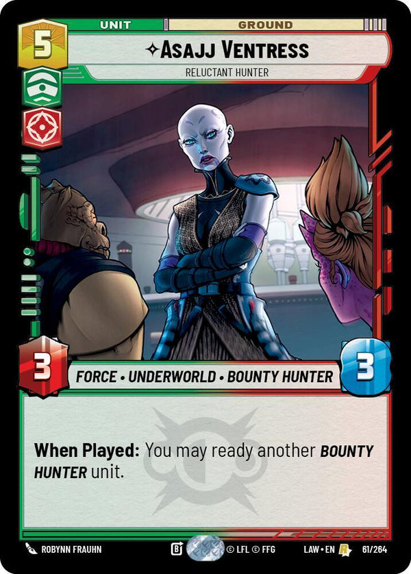 Asajj Ventress - Reluctant Hunter - Star Wars Unlimited