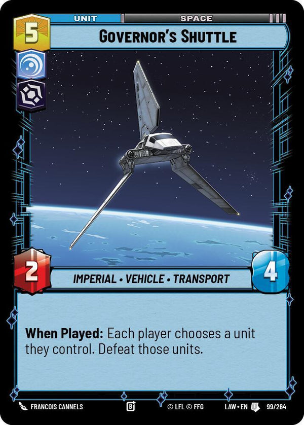 Governor's Shuttle - Star Wars Unlimited