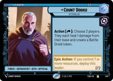 Count Dooku - Offering Aid - Star Wars Unlimited