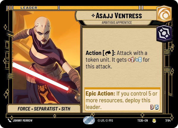 Asajj Ventress - Ambitious Apprentice - Star Wars Unlimited