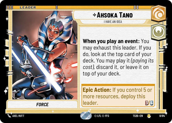 Ahsoka Tano - I Have An Idea - Star Wars Unlimited