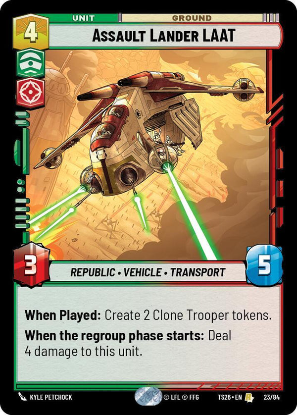 Assault Lander LAAT - Star Wars Unlimited