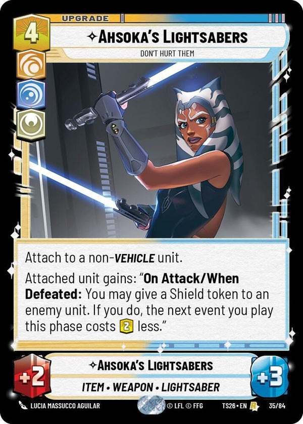 Ahsoka's Lightsabers - Star Wars Unlimited