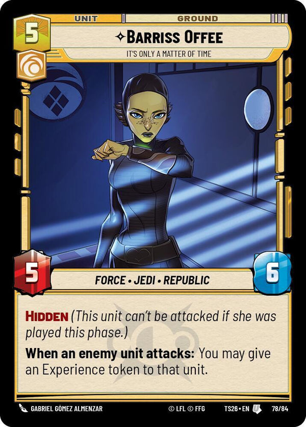 Barriss Offee - It's Only a Matter of Time - Star Wars Unlimited