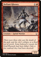 Defiant Khenra - Magic: The Gathering