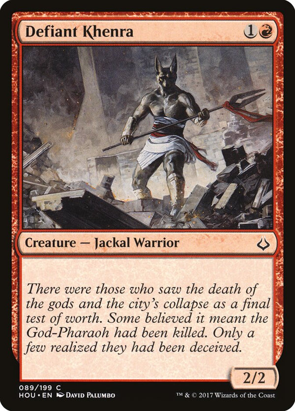 Defiant Khenra - Magic: The Gathering