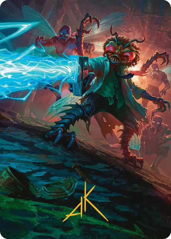 Baxter, Exzzperimental Zzientist Art Card (Gold-Stamped Signature) - Magic: The Gathering