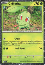 Chikorita (Cosmos Holo) - Pokémon