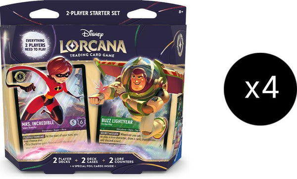 Disney Lorcana: Wilds Unknown 2-Player Starter Set Display - Disney Lorcana
