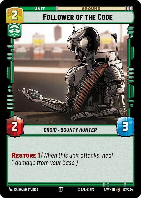 Follower of the Code - Star Wars Unlimited