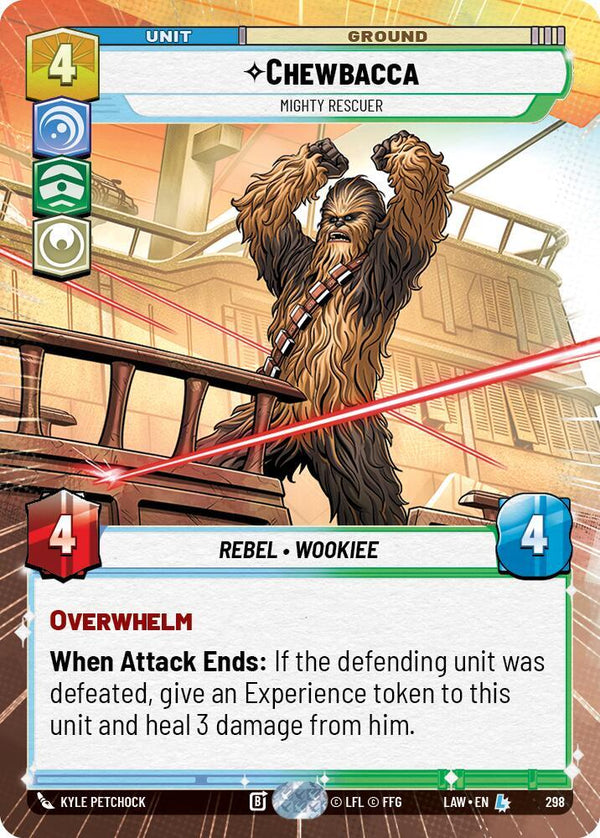 Chewbacca - Mighty Rescuer (Hyperspace) - Star Wars Unlimited