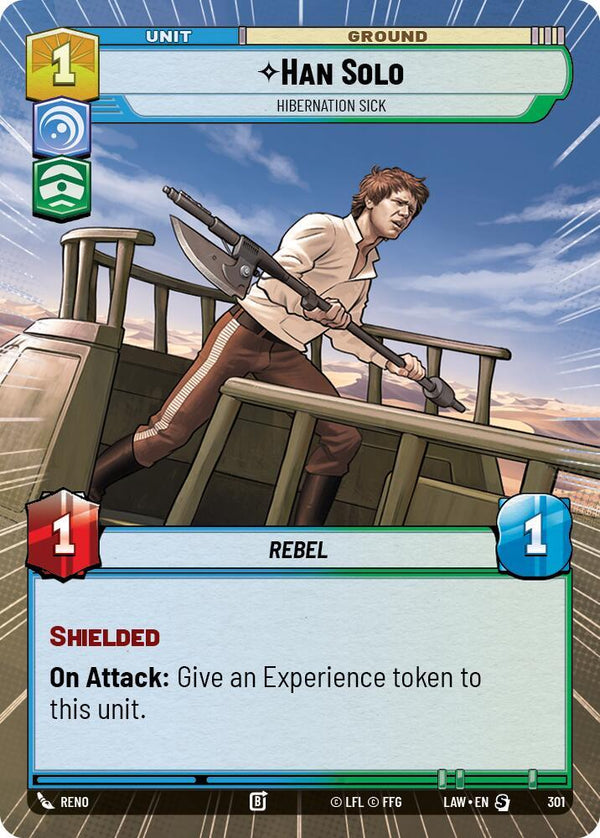 Han Solo - Hibernation Sick (Hyperspace) - Star Wars Unlimited