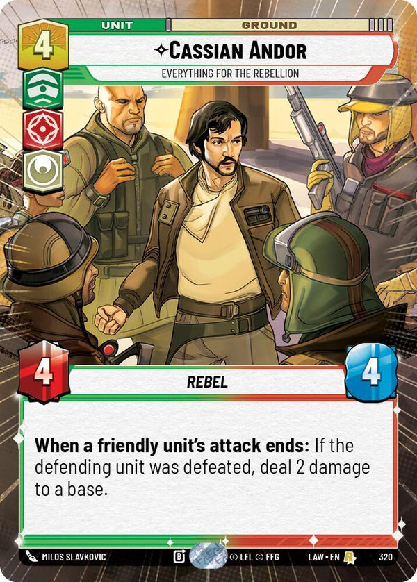 Cassian Andor - Everything for the Rebellion (Hyperspace) - Star Wars Unlimited