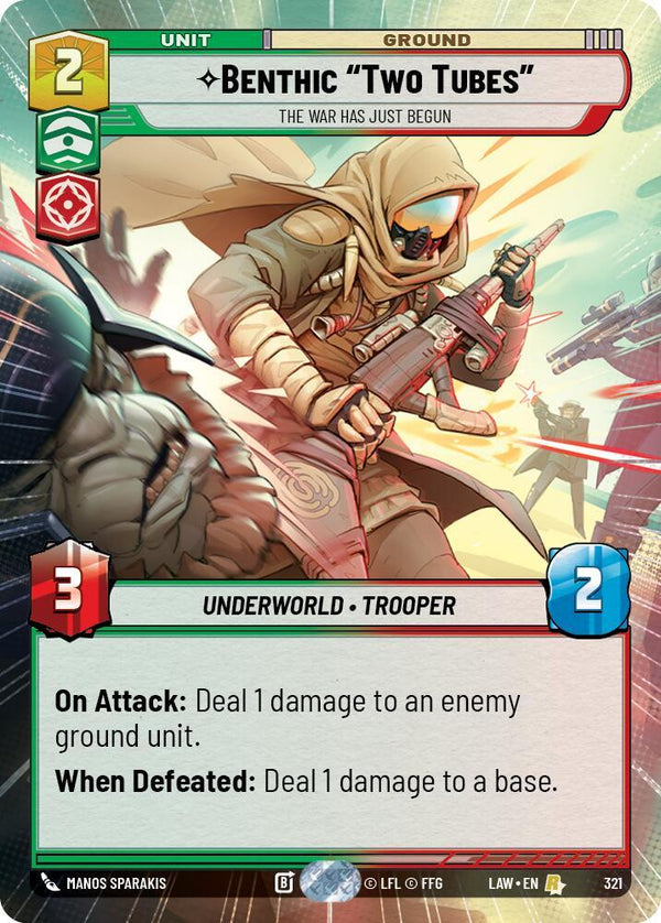 Benthic "Two Tubes" - The War Has Just Begun (Hyperspace) - Star Wars Unlimited