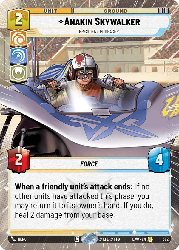 Anakin Skywalker - Prescient Podracer (Hyperspace) - Star Wars Unlimited