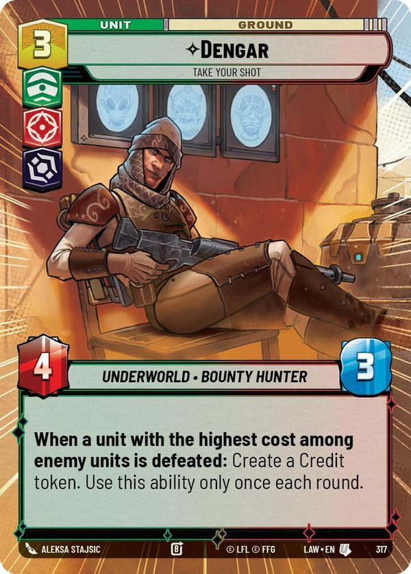 Dengar - Take Your Shot (Hyperspace) - Star Wars Unlimited