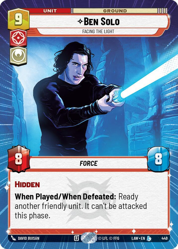 Ben Solo - Facing the Light (Hyperspace) - Star Wars Unlimited