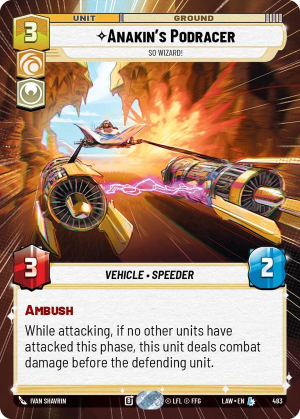 Anakin's Podracer - So Wizard! (Hyperspace) - Star Wars Unlimited