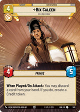 Bix Caleen - Selling Scrap (Hyperspace) - Star Wars Unlimited