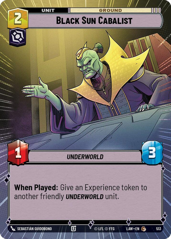 Black Sun Cabalist (Hyperspace) - Star Wars Unlimited