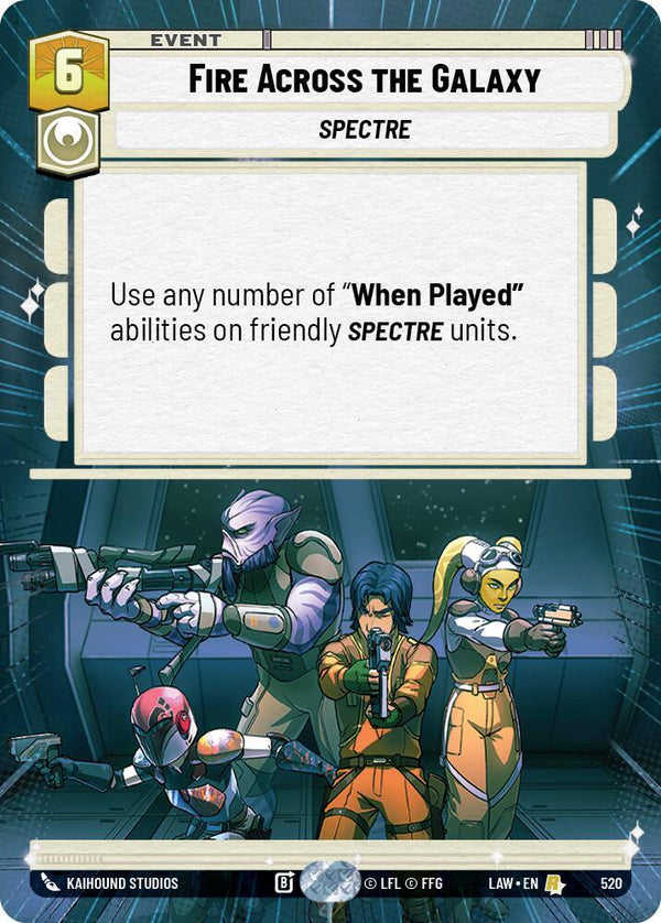 Fire Across the Galaxy (Hyperspace) - Star Wars Unlimited