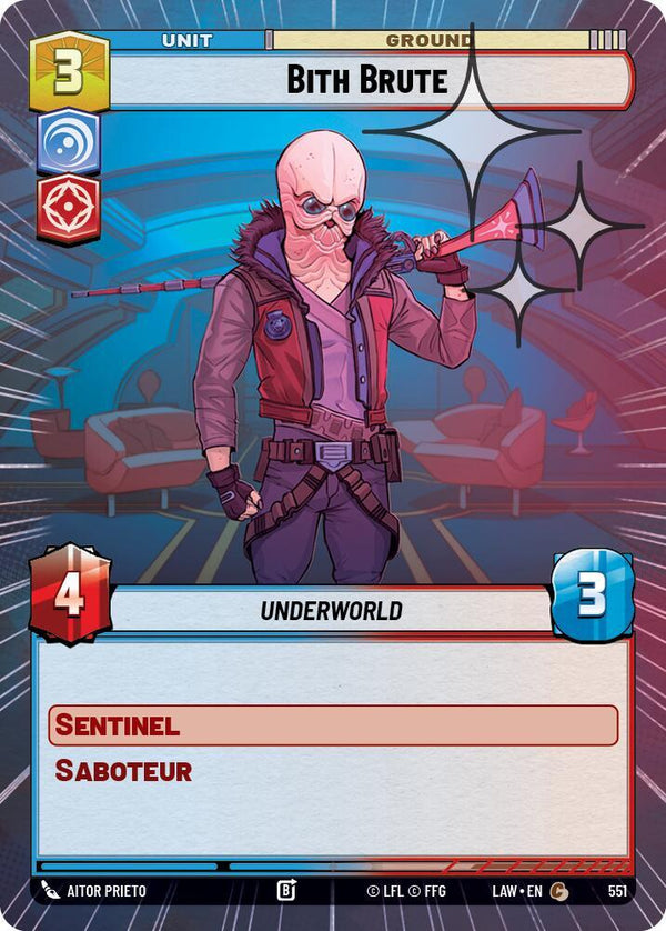 Bith Brute (Hyperspace Foil) - Star Wars Unlimited