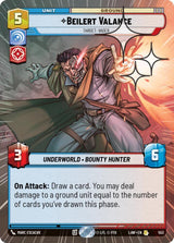 Beilert Valance - Target: Vader (Hyperspace Foil) - Star Wars Unlimited