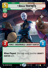 Asajj Ventress - Reluctant Hunter (Hyperspace Foil) - Star Wars Unlimited