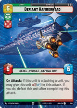 Defiant Hammerhead (Hyperspace Foil) - Star Wars Unlimited