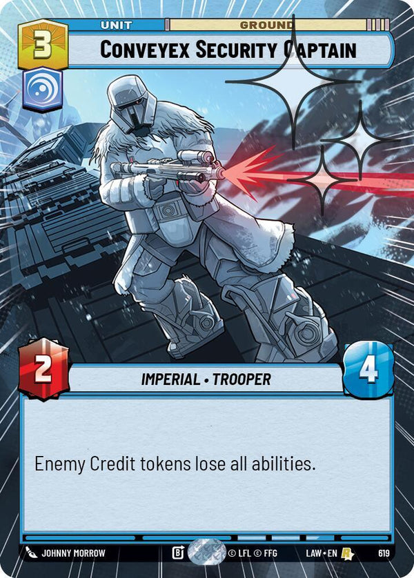 Conveyex Security Captain (Hyperspace Foil) - Star Wars Unlimited