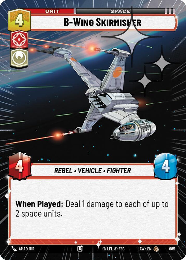 B-Wing Skirmisher (Hyperspace Foil) - Star Wars Unlimited