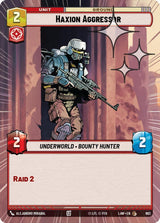 Haxion Aggressor (Hyperspace Foil) - Star Wars Unlimited