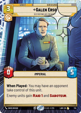 Galen Erso - Destroying His Creation (Hyperspace Foil) - Star Wars Unlimited