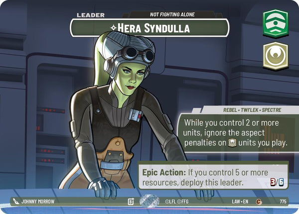 Hera Syndulla - Not Fighting Alone (Showcase) - Star Wars Unlimited