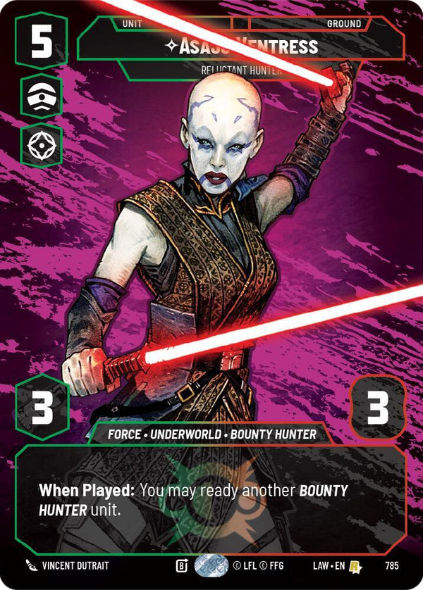 Asajj Ventress - Reluctant Hunter (Prestige) - Star Wars Unlimited