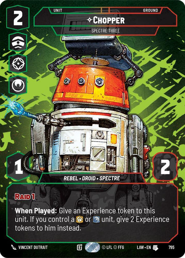 Chopper - Spectre Three (Prestige) - Star Wars Unlimited
