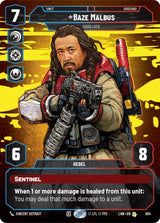 Baze Malbus - Good Luck (Prestige) - Star Wars Unlimited