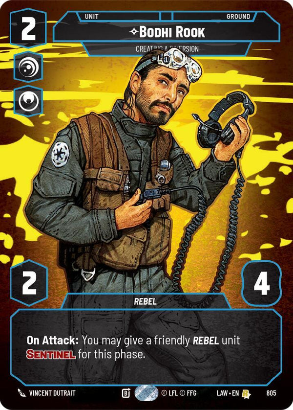 Bodhi Rook - Creating a Diversion (Prestige) - Star Wars Unlimited