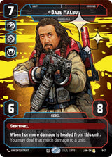 Baze Malbus - Good Luck (Prestige Foil) - Star Wars Unlimited
