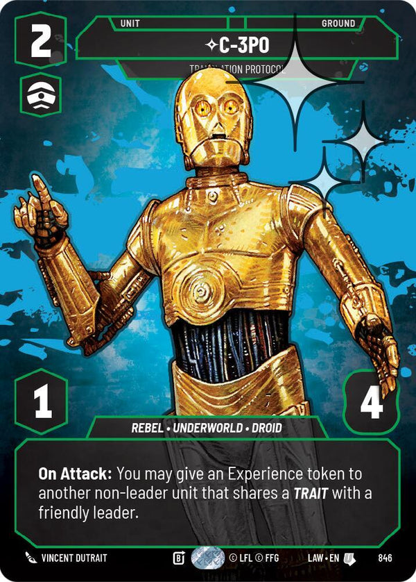 C-3PO - Translation Protocol (Prestige Foil) - Star Wars Unlimited