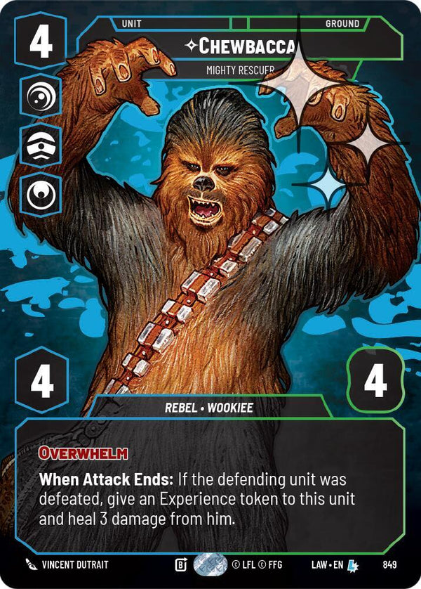 Chewbacca - Mighty Rescuer (Prestige Foil) - Star Wars Unlimited