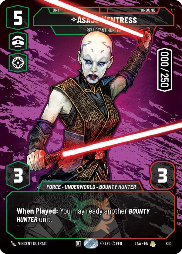 Asajj Ventress - Reluctant Hunter (Serialized) - Star Wars Unlimited