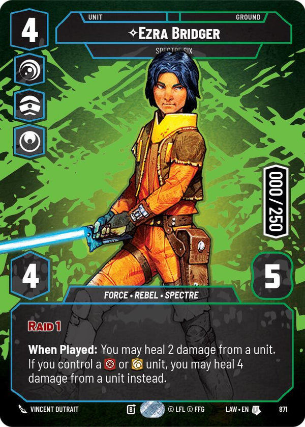 Ezra Bridger - Spectre Six (Serialized) - Star Wars Unlimited